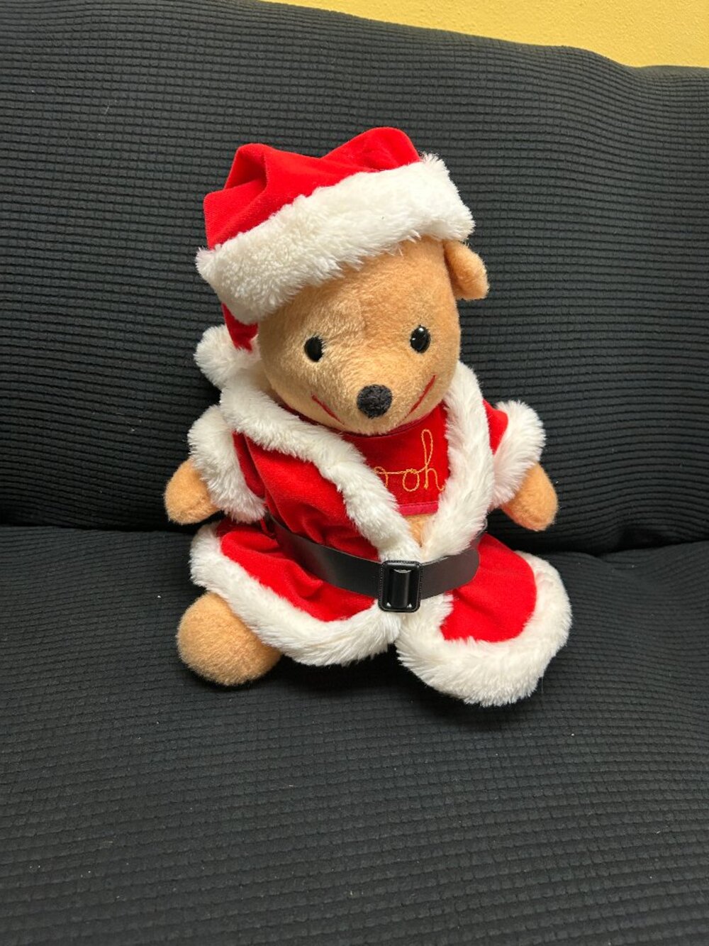 Early-Mid 70s Vintage Santa Pooh Plush